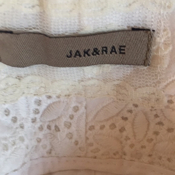 JAK & RAE size 4 embroidered  Ivory color new - Picture 5 of 6